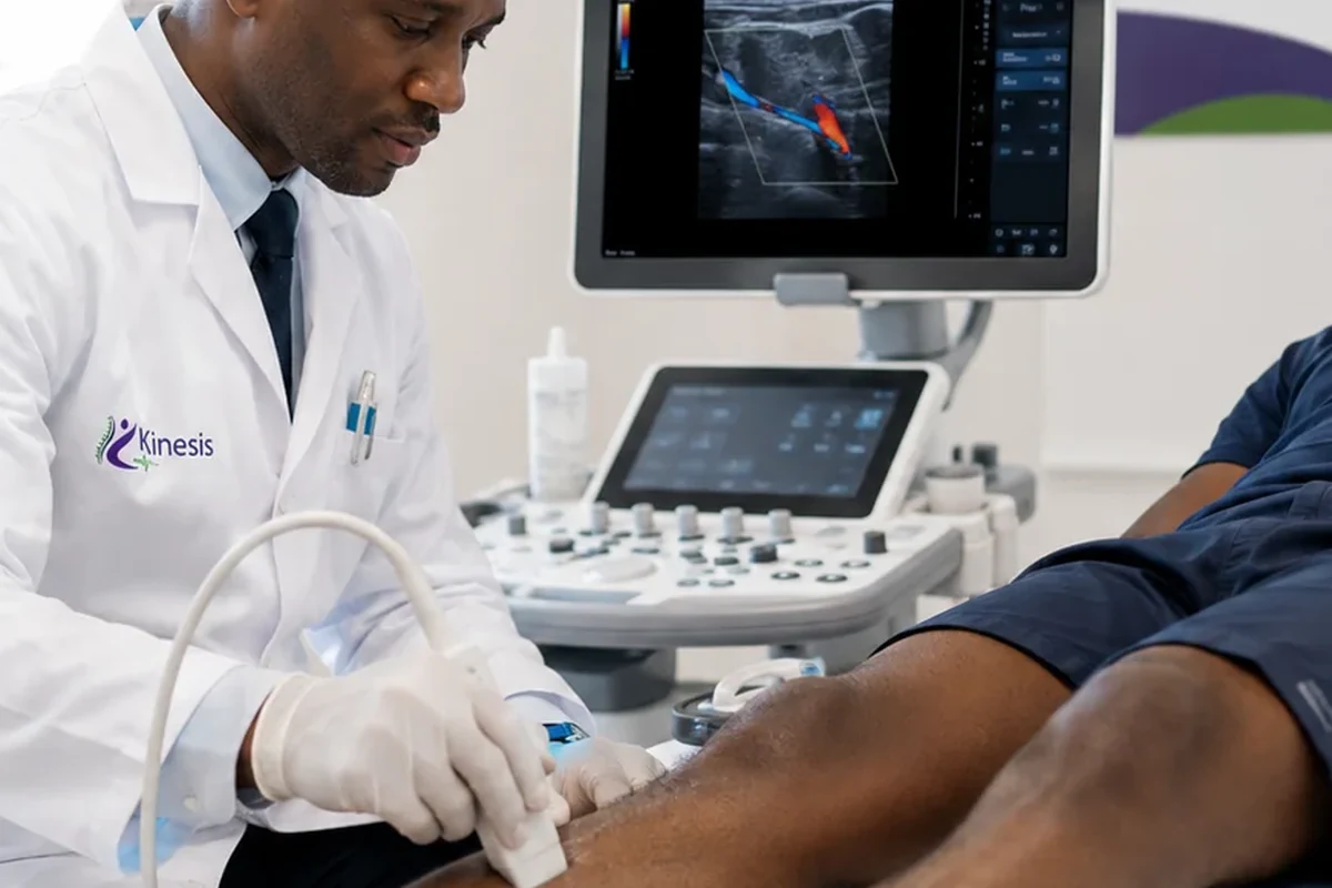 Examen angiologique d’un patient