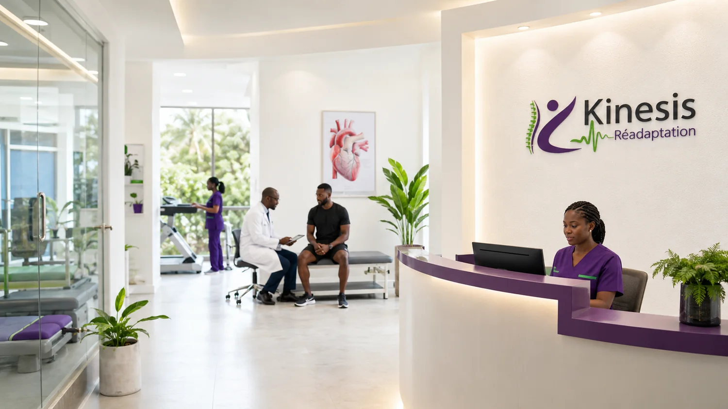Espace de soins moderne et lumineux